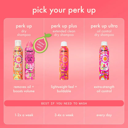 amika x Ellis Brooklyn limited-edition perk up GUAVA GRANITA dry shampoo