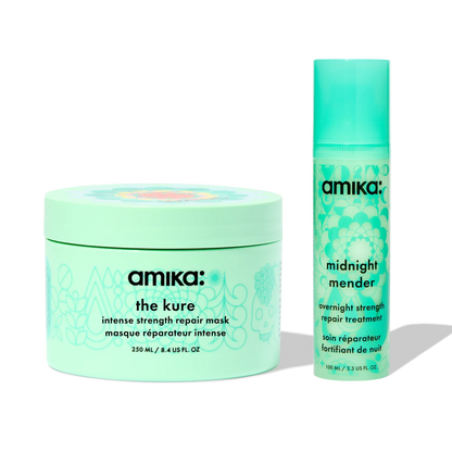 the comeback crew strengthening repair hair mask + treatment duo